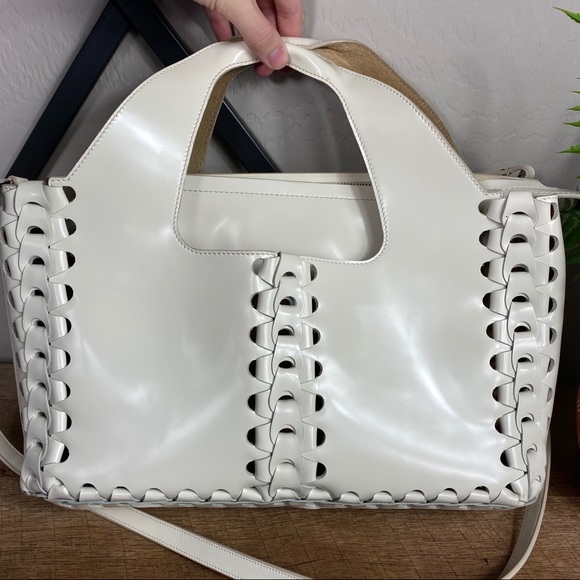 SOLD The Row Two For One 12 Braided Leather Tote - Picture 6 of 16